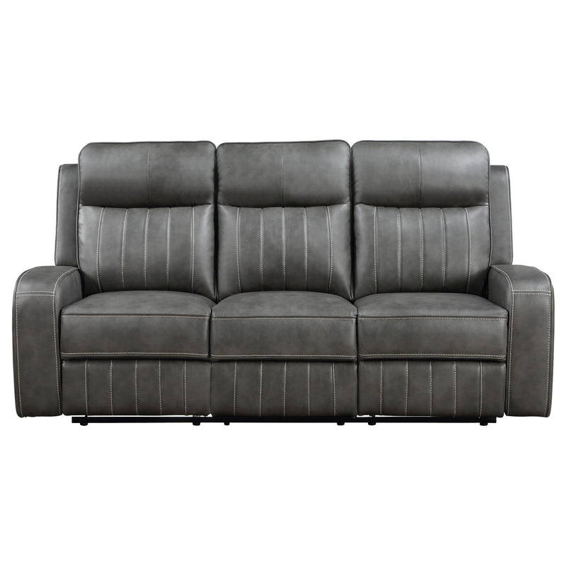 Raelynn Upholstered Track Arm Motion Sofa