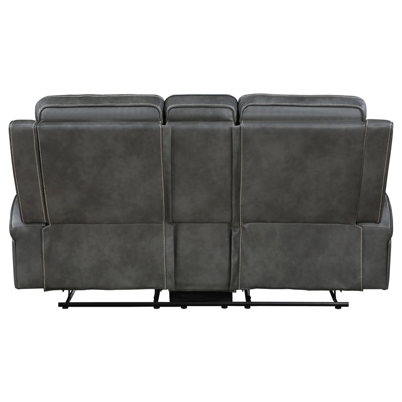 Raelynn Upholstered Track Arm Motion Loveseat