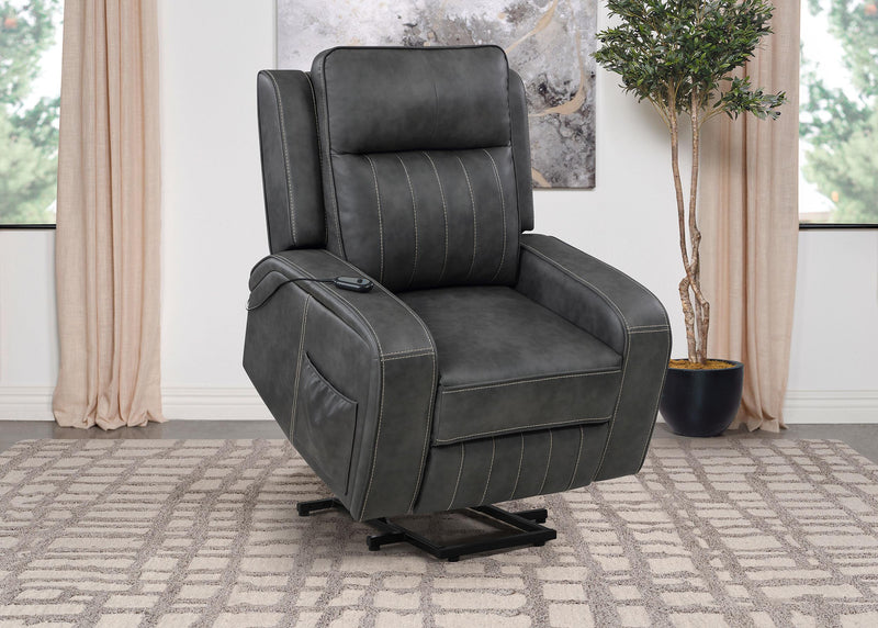 Raelynn Upholstered Power Lift Recliner Chair