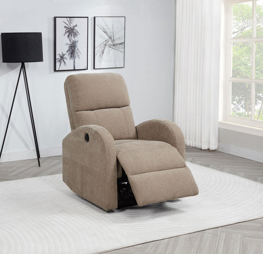 Grant Fabric Upholstered Power Recliner Chair Camel - alternate view