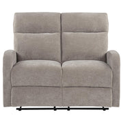 Hamilton Chenille Manual Reclining Loveseat Sand - detail 5