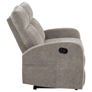 Hamilton Chenille Manual Reclining Loveseat Sand - detail 7