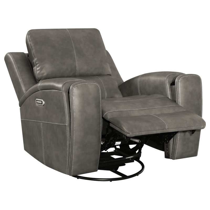 Brickston Triple Power Swivel Glider Recliner Charcoal - detail 4
