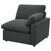 Collins Modular Power Loveseat Dark Grey - detail 7