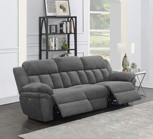 Bahrain Upholstered Power Sofa Charcoal - alternate view