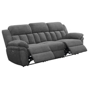 Bahrain Upholstered Power Sofa Charcoal - detail 4