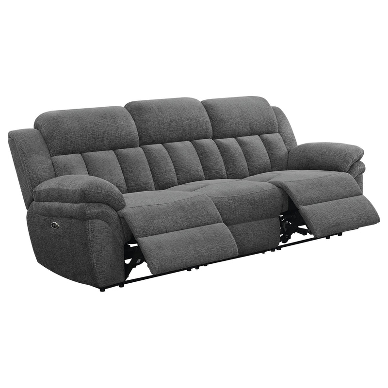 Bahrain Upholstered Power Sofa Charcoal - detail 4