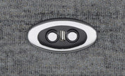 Bahrain Upholstered Power Sofa Charcoal - detail 5