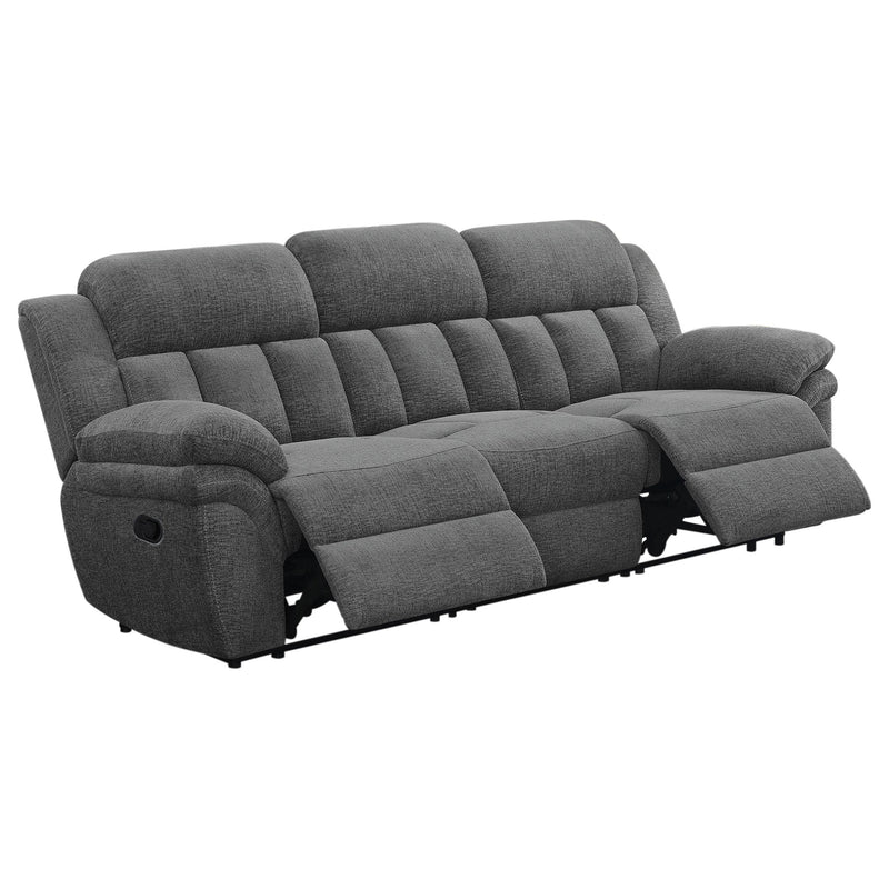 Bahrain Upholstered Motion Sofa Charcoal - detail 4