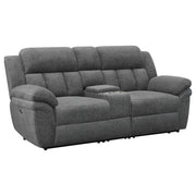 Bahrain Upholstered Power Loveseat Charcoal - detail 3