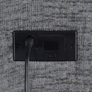 Bahrain Upholstered Power Loveseat Charcoal - detail 8