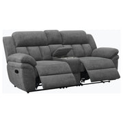 Bahrain Upholstered Motion Loveseat Charcoal - detail 4