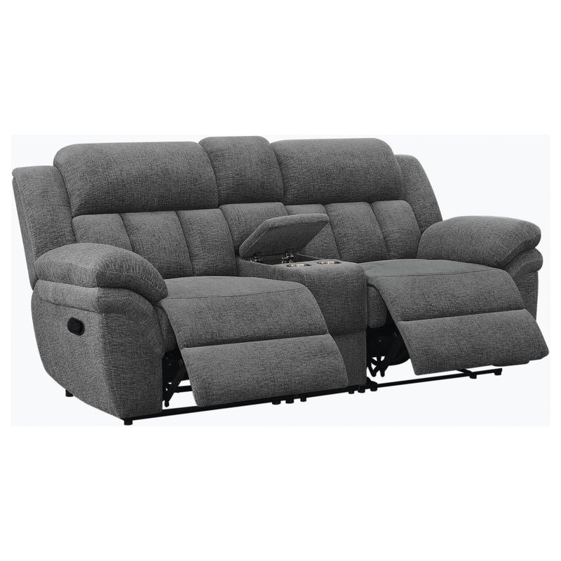 Bahrain Upholstered Motion Loveseat Charcoal - detail 4