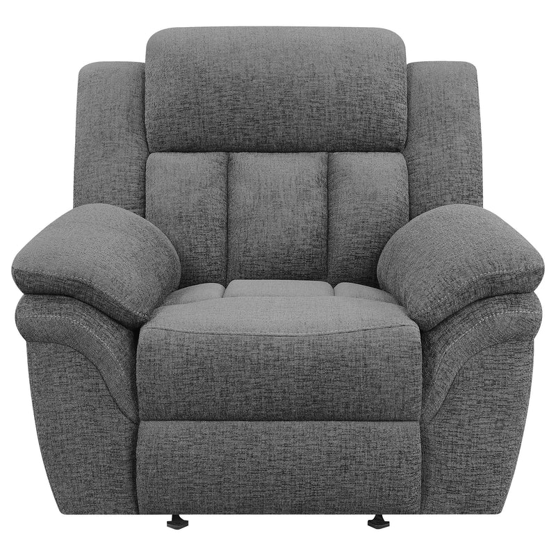 Bahrain Upholstered Power Glider Recliner Charcoal - detail 5