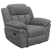 Bahrain Upholstered Glider Recliner Charcoal - detail 3