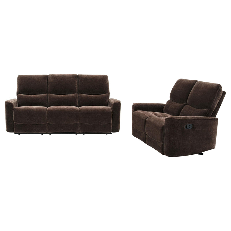 Navarro 2-piece Upholstered Reclining Sofa Set