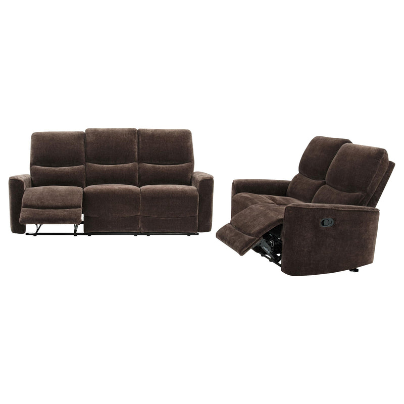 Navarro 2-piece Upholstered Reclining Sofa Set