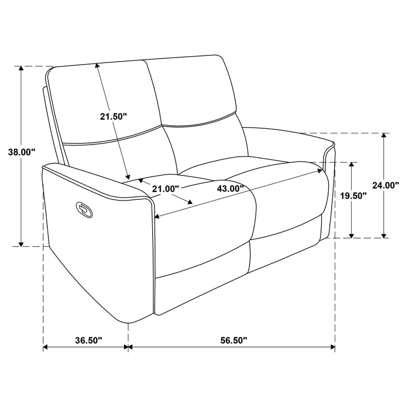 Navarro 2-piece Upholstered Reclining Sofa Set