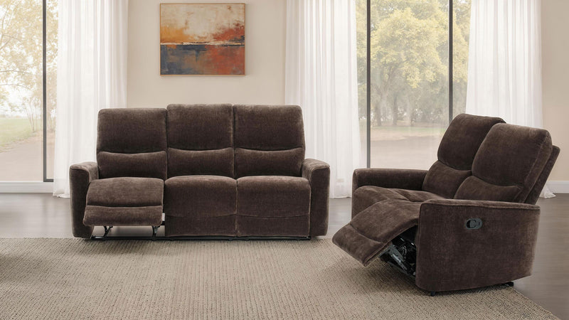 Navarro Chenille Upholstered Reclining Sofa