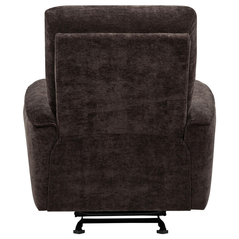 Navarro Chenille Upholstered Glider Recliner