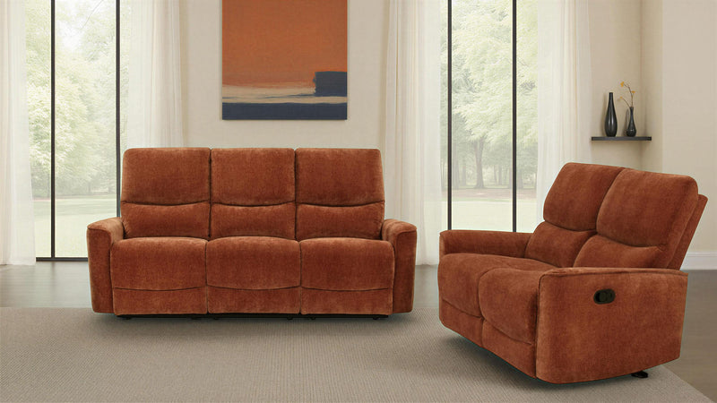 Navarro 2-piece Upholstered Reclining Sofa Set