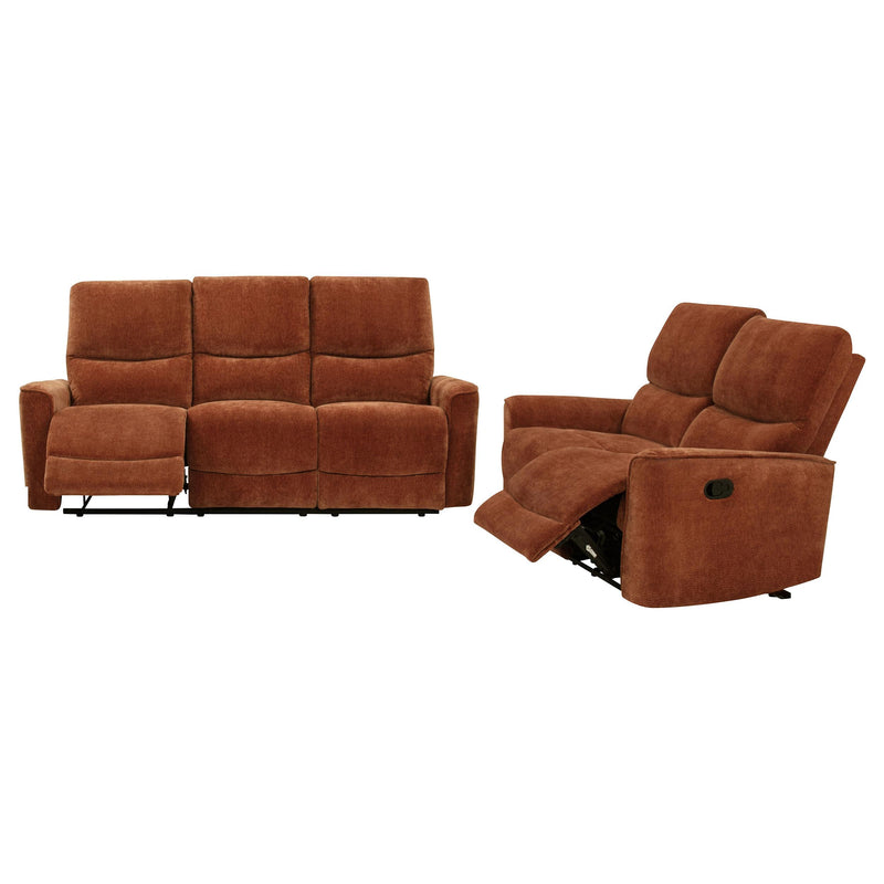 Navarro 2-piece Upholstered Reclining Sofa Set