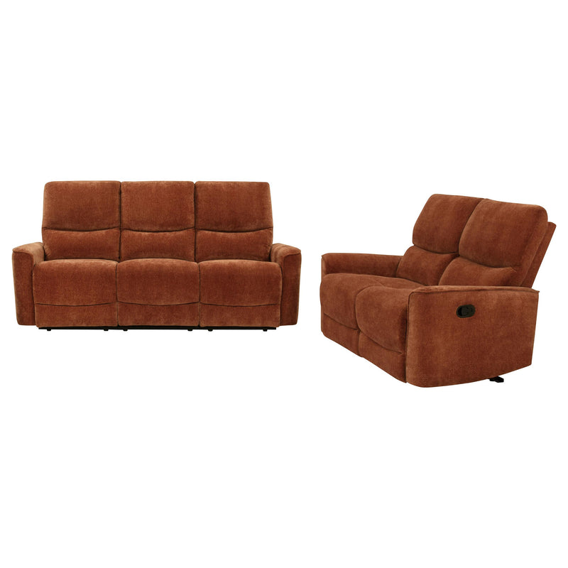 Navarro 2-piece Upholstered Reclining Sofa Set
