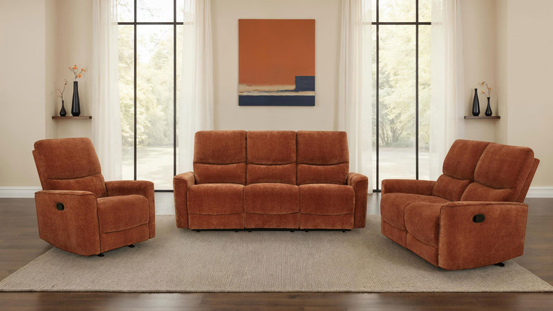 Navarro 3-piece Upholstered Reclining Sofa Set