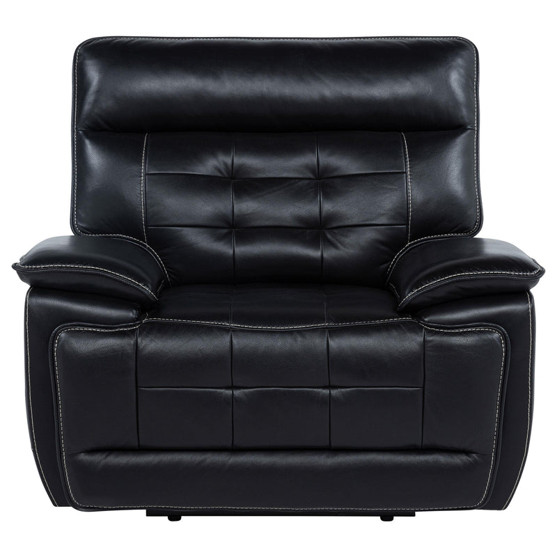 Hewitt Leather Upholstered Dual Power Recliner Chair