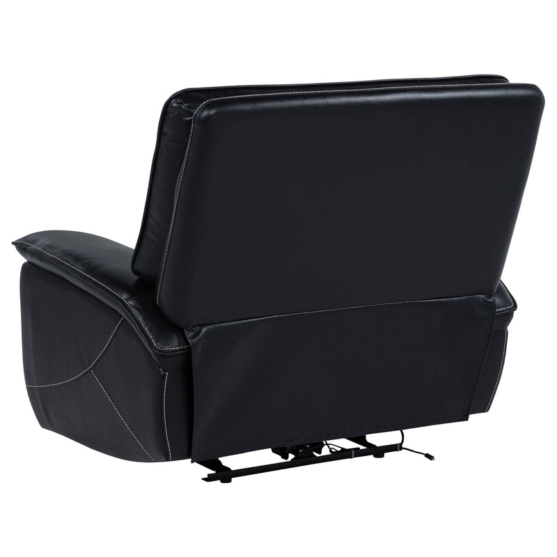 Hewitt Leather Upholstered Dual Power Recliner Chair