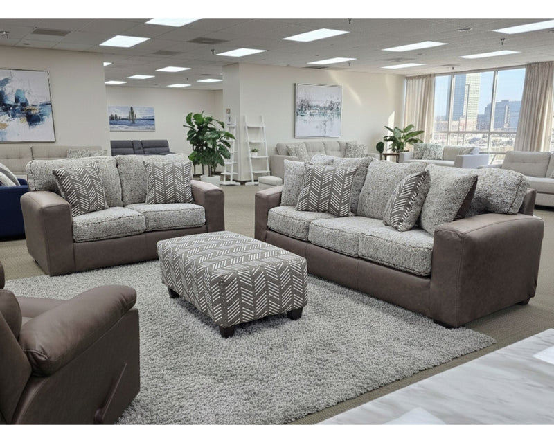 Shearling Sofa & Loveseat - Mocha