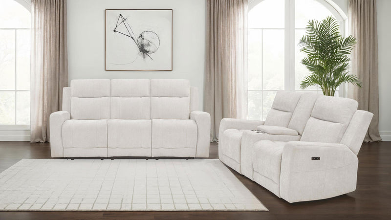 Kennett 2-piece Chenille Power Reclining Sofa Set