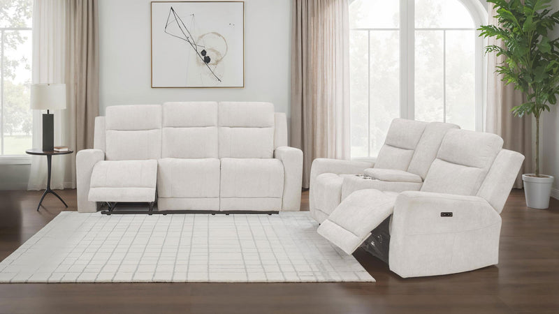 Kennett 2-piece Chenille Power Reclining Sofa Set