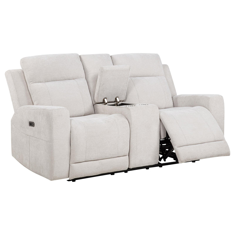 Kennett 3-piece Chenille Power Reclining Sofa Set