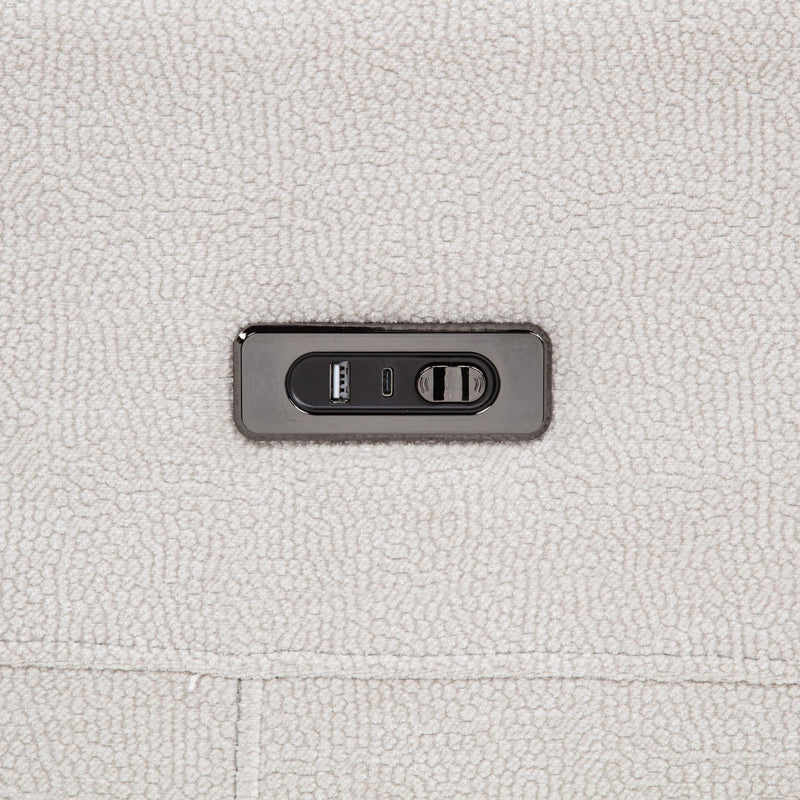 Kennett Chenille Upholstered Power Reclining Sofa
