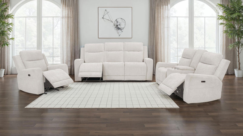 Kennett Chenille Upholstered Power Recliner Chair