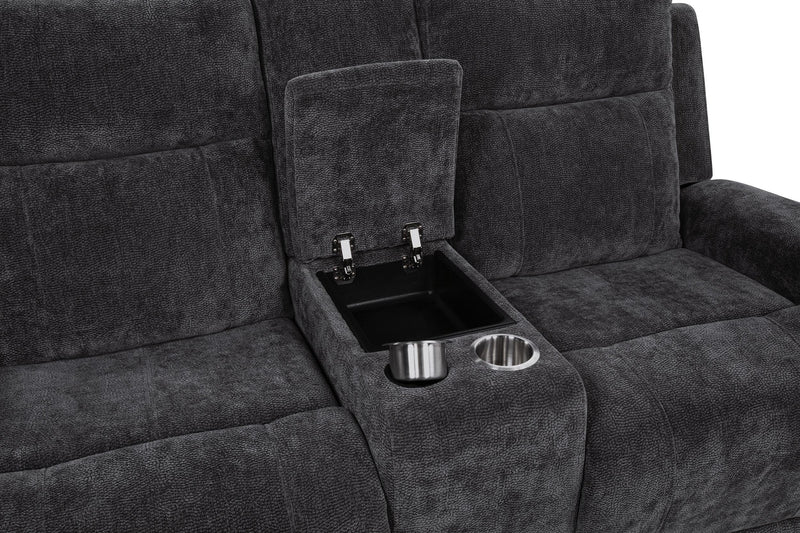 Kennett 2-piece Chenille Power Reclining Sofa Set