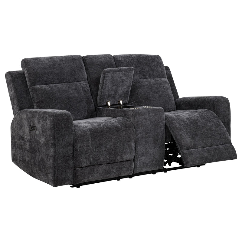Kennett 3-piece Chenille Power Reclining Sofa Set