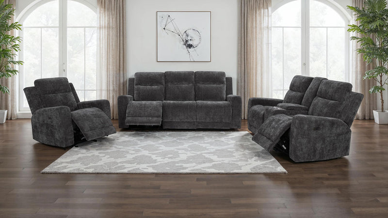 Kennett Chenille Upholstered Power Recliner Chair