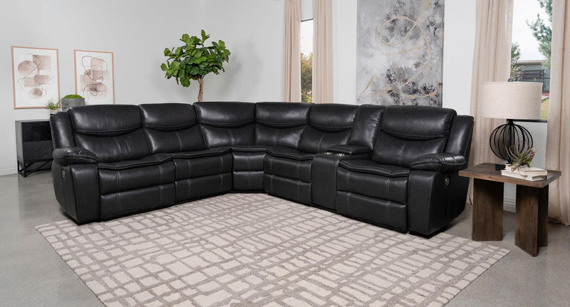 Sycamore Upholstered Power Reclining Sectional Sofa