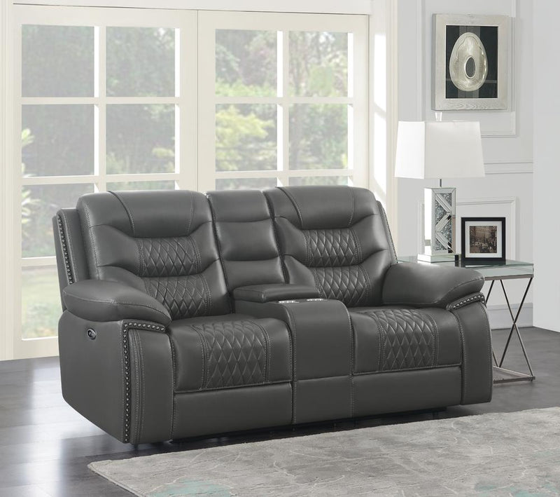 Flamenco Upholstered Power Reclining Loveseat
