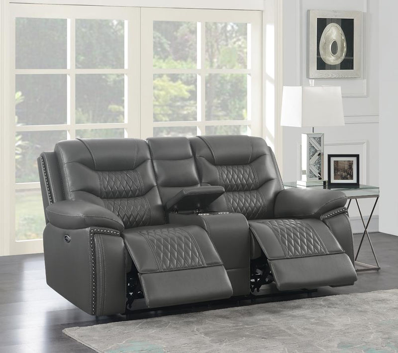 Flamenco Upholstered Power Reclining Loveseat
