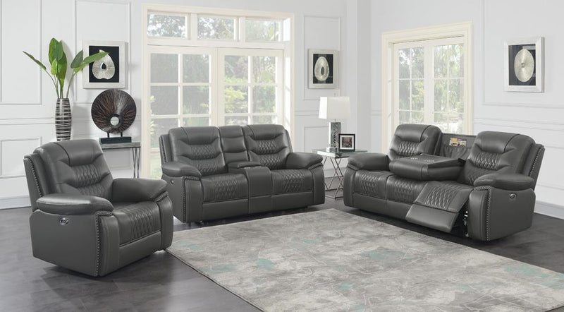 Flamenco Upholstered Power Reclining Loveseat