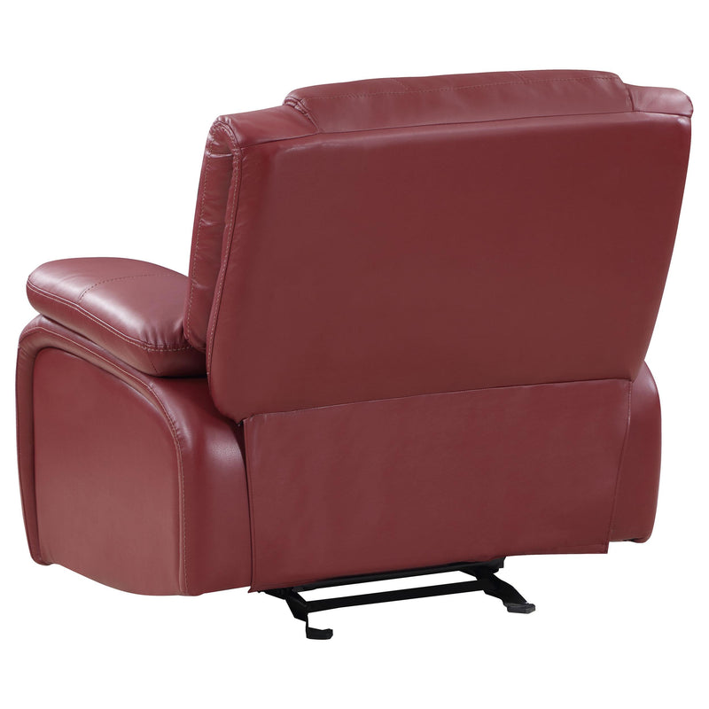 Camila Upholstered Glider Recliner Chair Red - detail 6