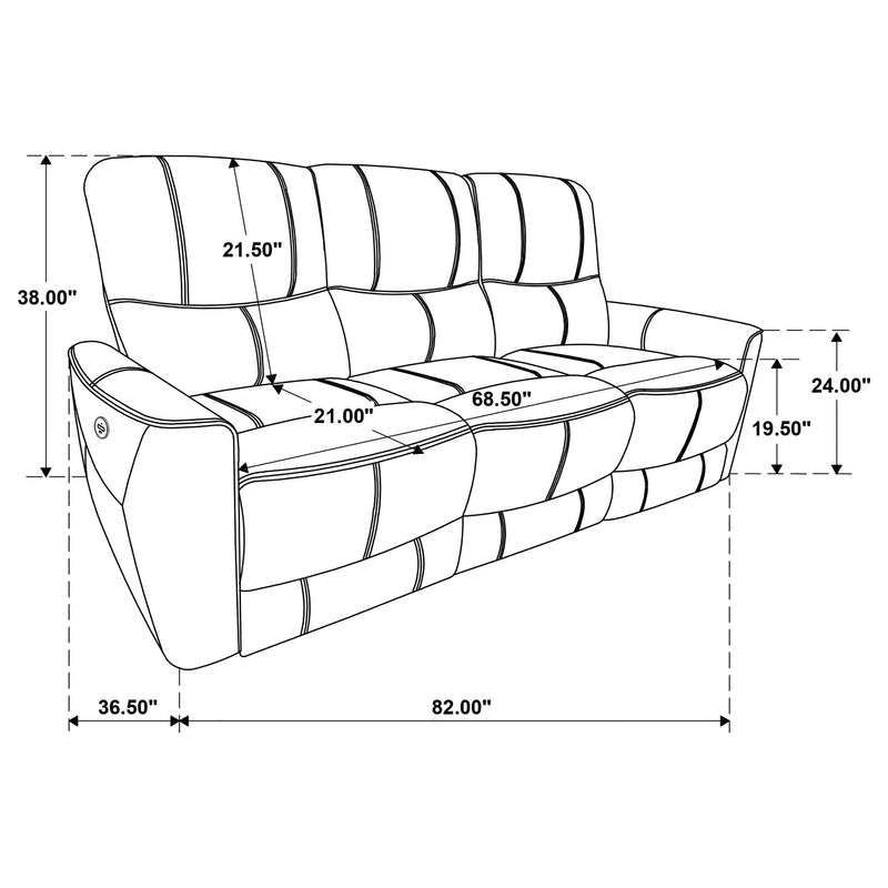 Greenfield 2-piece Power Reclining Sofa Set