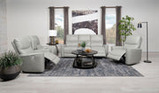 Greenfield 3-piece Power Reclining Sofa Set Dove Grey - alternate view