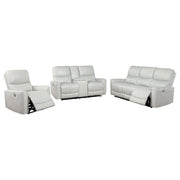 Greenfield 3-piece Power Reclining Sofa Set Dove Grey - detail 3