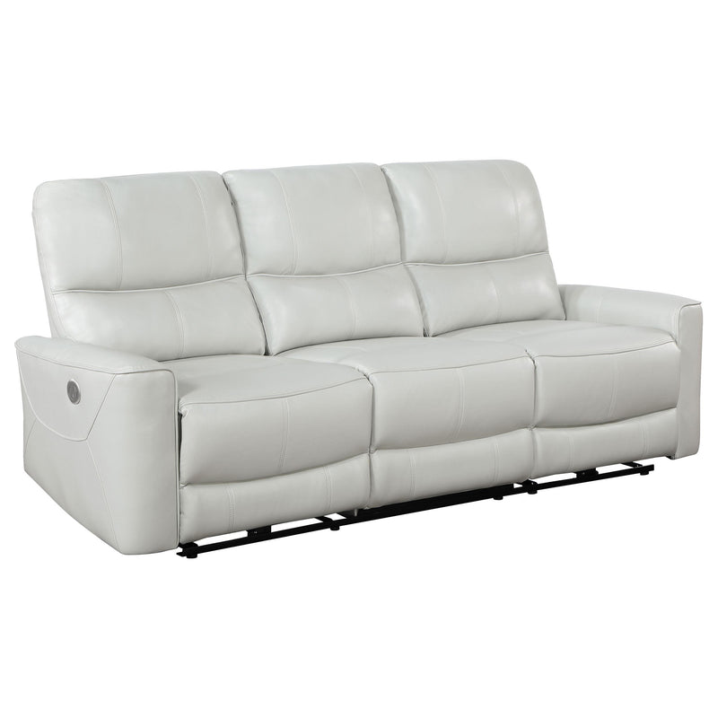 Greenfield 3-piece Power Reclining Sofa Set Dove Grey - detail 4