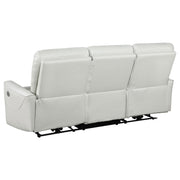 Greenfield 3-piece Power Reclining Sofa Set Dove Grey - detail 6