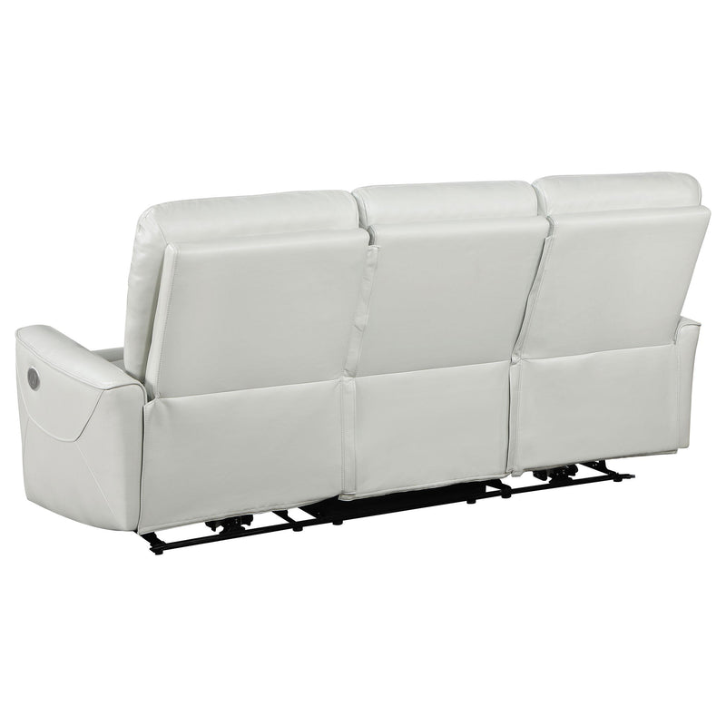 Greenfield 3-piece Power Reclining Sofa Set Dove Grey - detail 6